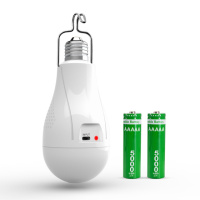 Лампочка на аккумуляторах для патрона с крючком E27 - аварийная электролампочка HP-5-32