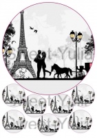Вафельные картинки на тему: Париж