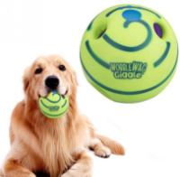 Іграшка для собак зі звуком Wobble Wag Giggle гигикаючий м'яч для гри з собакою