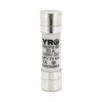 Плавкий предохранитель YROPV-30, 30A, 1000Vdc, 10×38mm, постоянное напряжение, 10 штук в упаковке, цена за 1 штуку