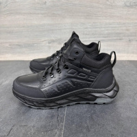 Черевики зимові натуральна шкіра колір Чорний