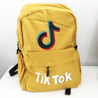 Рюкзак молодежный Тик ток TikTok. Цвет: желтый