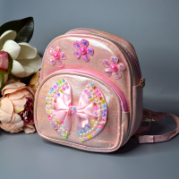 Дитяча сумка-рюкзак перламутровий Колір: Рожевий