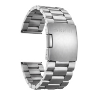 Сталевий браслет для годинника Skmei 1975 Silver сріблястого кольору (1051-1631)