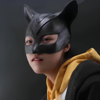 Маска Женщины Кошки, Catwoman, черная полулицевая маска, супергерой из комиксов о Бэтмене, DC Comics
