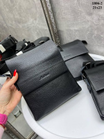 АКЦІЯ! Два відділення - стильна, чоловіча сумка з додатковими кишенями - 21х23 см (1806-2)