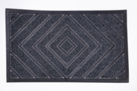 Коврик противоскользящий ПВХ с рельефным рисунком 75×45 см серый HP-47-3G