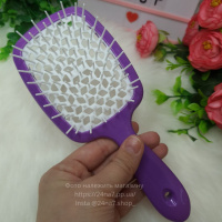 Массажная Щётка Для Волос Фиолетовая