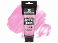 Краска художественная Acryl PRO ART Kompozit 75 мл, 213 розовый основной