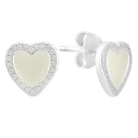 Серебряные серьги CatalogSilver с натуральным перламутром (2182917)