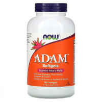 Супер Мультивитамины Для Мужчин, Adam, Superior Men's Multi, Now Foods, 180 Гелевых Капсул