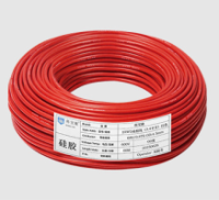 Кабель силиконовый луженный AWG 26 American Standard 26AWG/0,15квМ/600В, 400 метров, негорючий, термостойкий, Red, цена за бухту