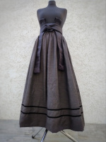 Спідниця коричнева, розм. ХL