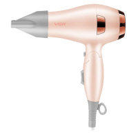 Фен для волос дорожный VGR V-432 PINK, с концентратором 1000 Вт, ионизация и 2 режима. Цвет: розовый