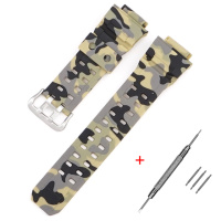 Ремінець для Casio G-Shock GW-9400/9300 Camo Beige SI полімерний бежевий камуфляж