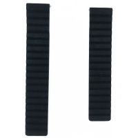 DM Ремінець Leather Link 20 mm Універсальний Black