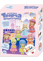 Набір дитячий для рукоділля Творча майстерня Лялечки, створення гіпсових магнітів.