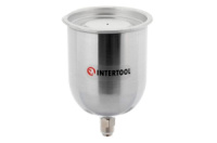 Бачок для фарбопульта Intertool 600 мл зовнішня різьба М14 x 1.25 мм (PT-1907)