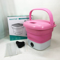 Пральна машина MAXTOP machine, Пральна машина для дачі без водопроводу. Колір: рожевий