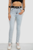 Джинси жіночі Skinny Американки, колір блакитний, 182R00659