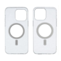 Чехол силиконовый Сlear Case MagSafe для Apple iPhone 15 Pro Max прозрачный
