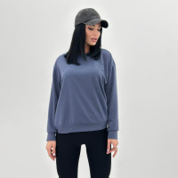 Базовий світшот з двонитки «Kaplan» оптом | Батал Графіт, 50-52