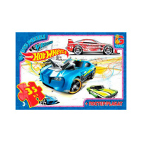 Пазлы детские «Hot Wheels» FW769, 35 элементов