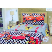 Комплект дитячої постільної білизни Блискавка Маквін Феррарі, Бязь Люкс, Тіротекс,