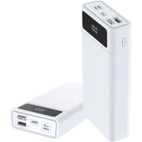 Батарея универсальная Blow 40000mAh, PD/20W, QC/3.0, inp:Micro-USB/USB-C, out:USB-A*2/USB-C, white (PB40AW)