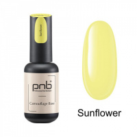 База для гель-лака цветная каучуковая PNB UV/LED Camouflage Base Sunflower, 8 мл