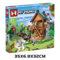 Конструктор My World Minecraft Майнкрафт Будиночок 465 деталей