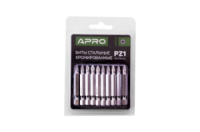 Бита Apro - PZ1 x 50 мм хром (10 шт.) 1 шт.
