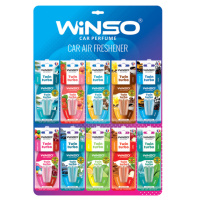 Ароматизатор з подвійною капсулою Twin Turbo дисплей MIX 30шт