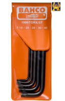 Набор шестигранников Torx 5 ед., Bahco 1996TORX/5T