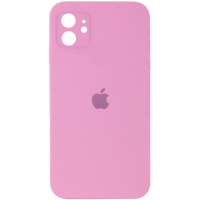 Чохол для Apple iPhone 11 (6.1«») - Silicone Case Square Full Camera Protective (AA) Рожевий / Light pink - купити в SmartEra.ua