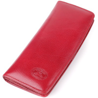 Стильний жіночий гаманець із глянсової натуральної шкіри 720895_1 (2701Z rosso) Червоний