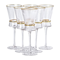 Набір келихів для вина Stunning 6 штук по 300 мл, прозорий