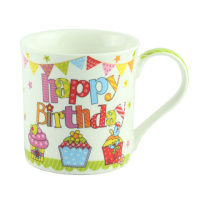 Кружка «Happy Birthday», зелена