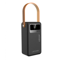 Внешний аккумулятор Power bank LENYES PX691D 60000 mAh, PD22,5W + быстрая зарядка батарея зарядка Черный