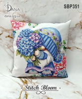 Подушка декоративна для вишивання бісером (комплект)