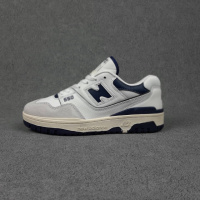 New Balance 550 білі з темно синім