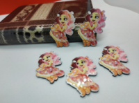 Планер, серединка для бантика. Розмір - 2.7×4.4см