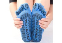 Шкарпетки для йоги закриті Sharlotte BD RAO Socks блакитні