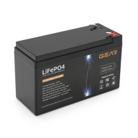 Литий-железо-фосфатный аккумулятор GEAR LiFePO4 12.8V 9AH (BMS-10A/10 A), (150x65x95), 1kg  до 6000 циклов, Q8