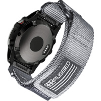 Ремінець Hemsut HGA125 Super Rugged Garmin Grey 20 mm нейлоновий сірий (1051-1303)