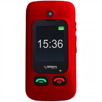 Мобильный телефон Sigma Comfort 50 Shell DS Black-Red (4827798212325)