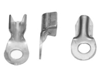 Наконечник латунний автомобільний № 168-1,0 що затискається д отвору під гвинт 8,5 мм, для проводу 16,00-25,00 мм кв