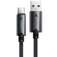 Кабель ACEFAST C19-04 USB-A to USB-C  fast charging data cable Black (6974316284482)