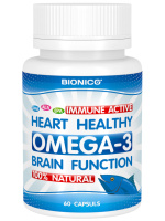 ОМЕГА-3 в желатиновых капсулах № 60, жирные кислоты, рыбий жир, для иммунитета, укрепления волос и ногтей