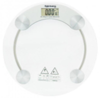 Весы напольные стеклянные Rainberg RB-2003A (круглые) на 180 кг с термометром
